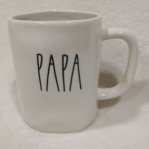 Rae Dunn Mug Artisan Collection by Magenta PAPA Asymmetrical Coffee Tea Cocoa